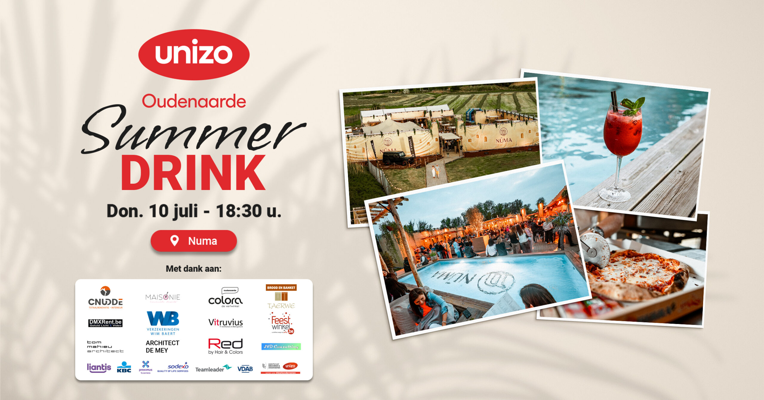Summer Drink | Unizo Oudenaarde